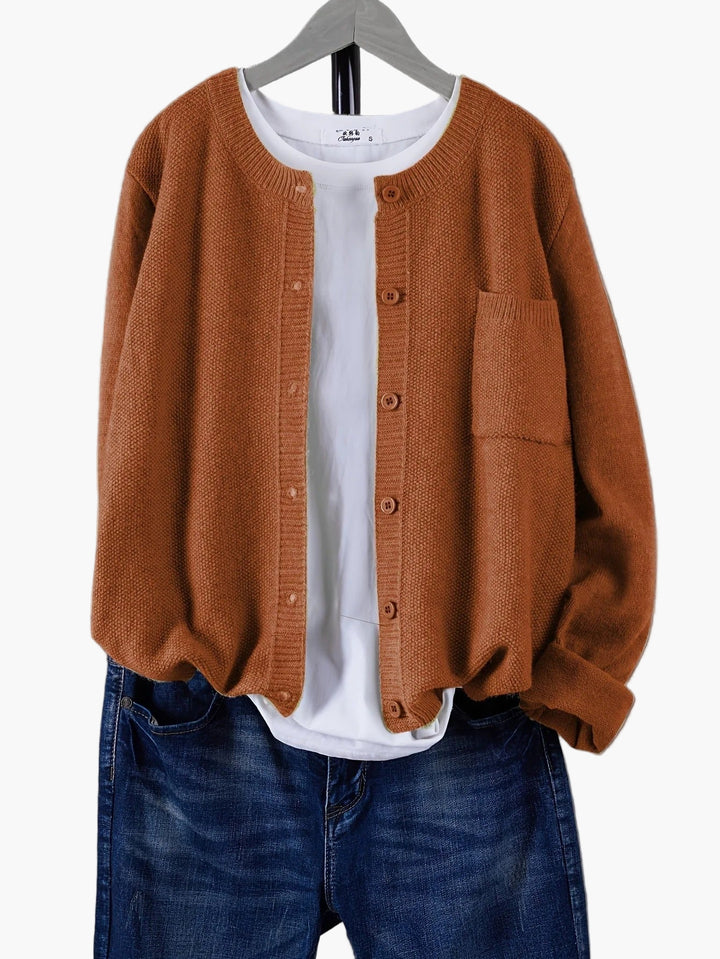 Women’s Oversized Knit Cardigan – Casual Everyday Layer