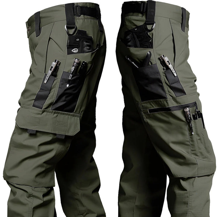 Men’s Tactical Multi-Pocket Cargo Pants – Utility Outdoor Workwear