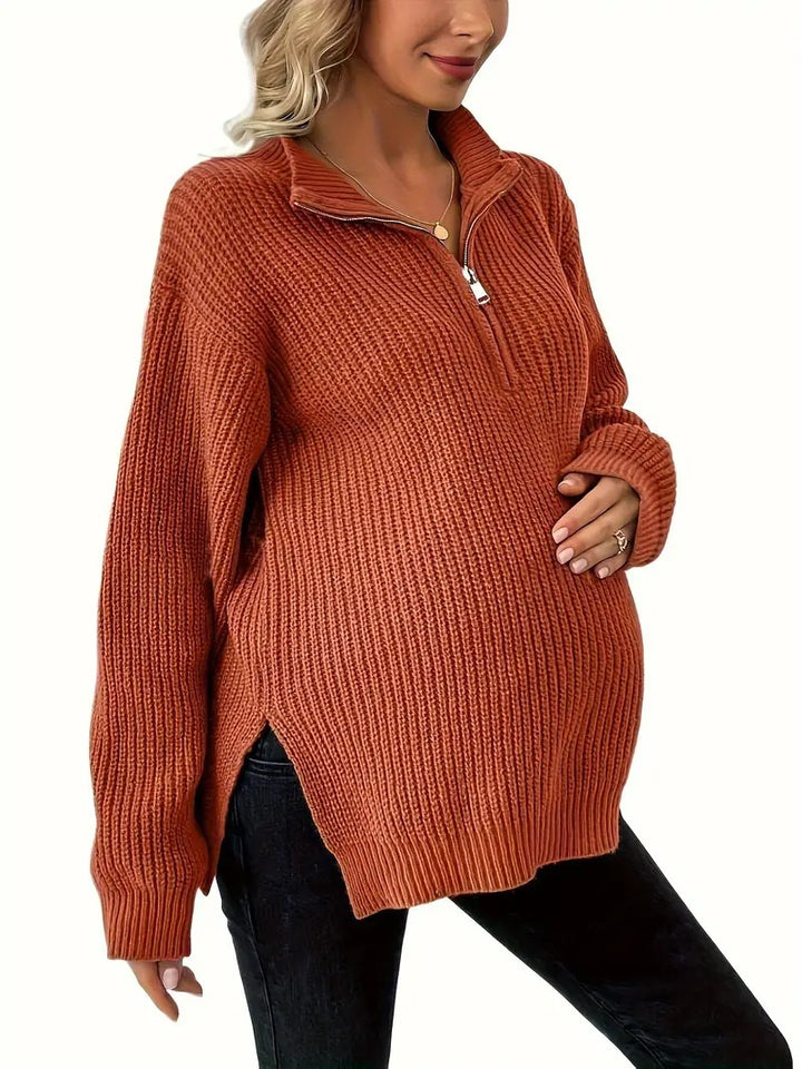 Women’s Elegant Maternity Pullover Sweater