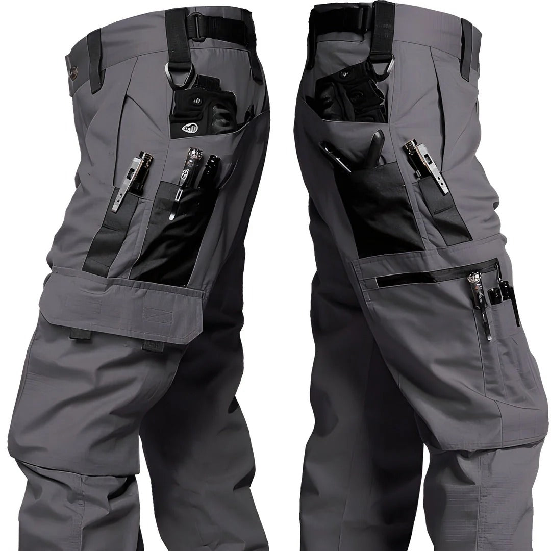 Men’s Tactical Multi-Pocket Cargo Pants – Utility Outdoor Workwear