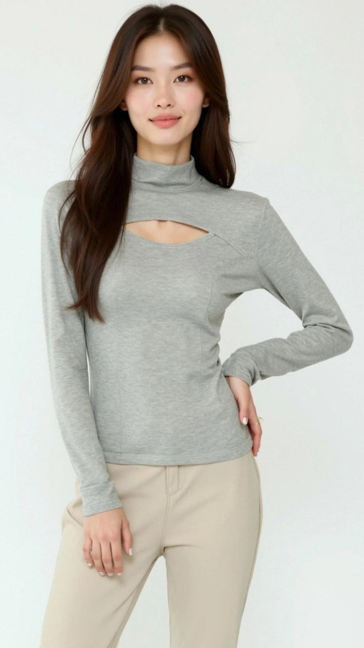 Women’s Isla Cut-Out Long Sleeve Top