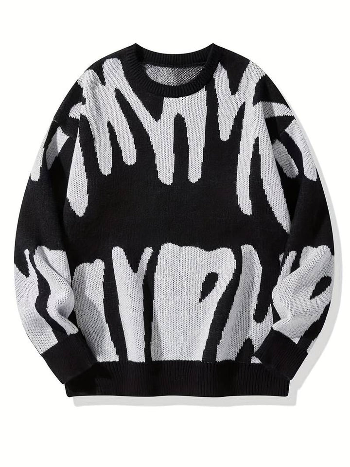 Men’s Orion Abstract Pattern Knit Sweater