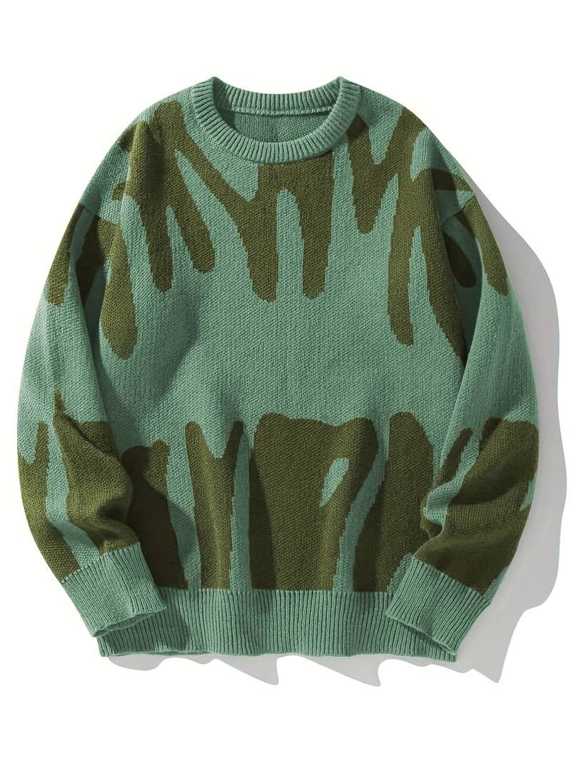 Men’s Orion Abstract Pattern Knit Sweater