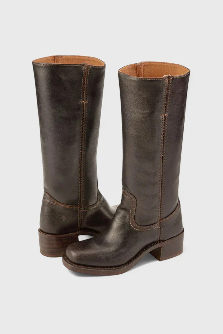 Women’s Harper Classic Tall Leather Boots – Sleek Everyday Riding Style