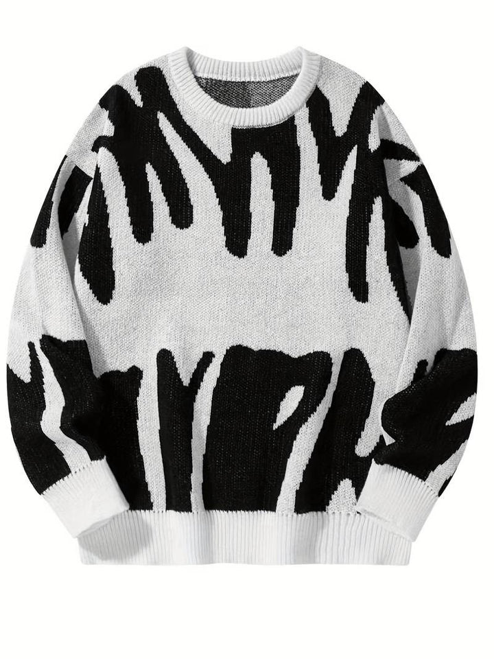 Men’s Orion Abstract Pattern Knit Sweater