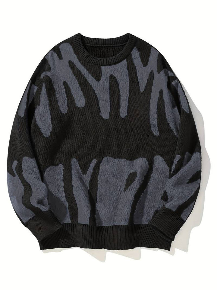 Men’s Orion Abstract Pattern Knit Sweater