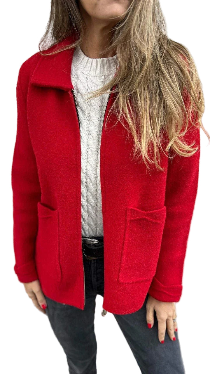 Women’s Everyday Chic Zip-Up Pocket Jacket