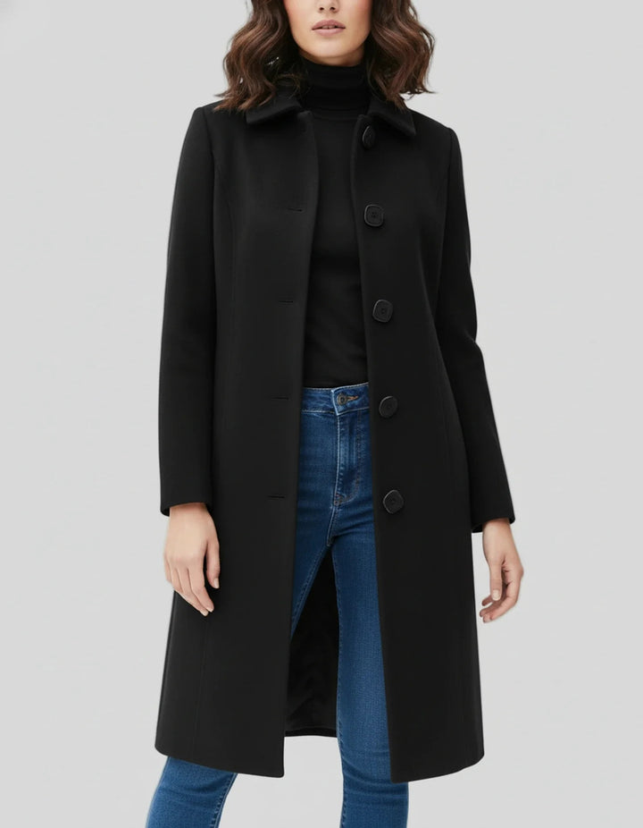 Women’s Classic Longline Button Coat