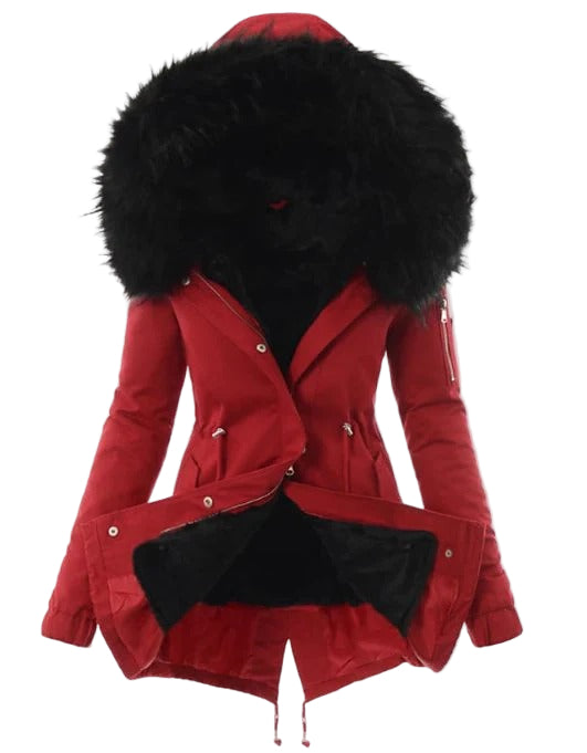 Women’s Luxe Faux Fur Hooded Parka