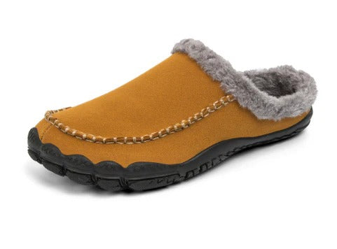 Men’s Jasper Faux Fur-Lined Slip-On Slippers