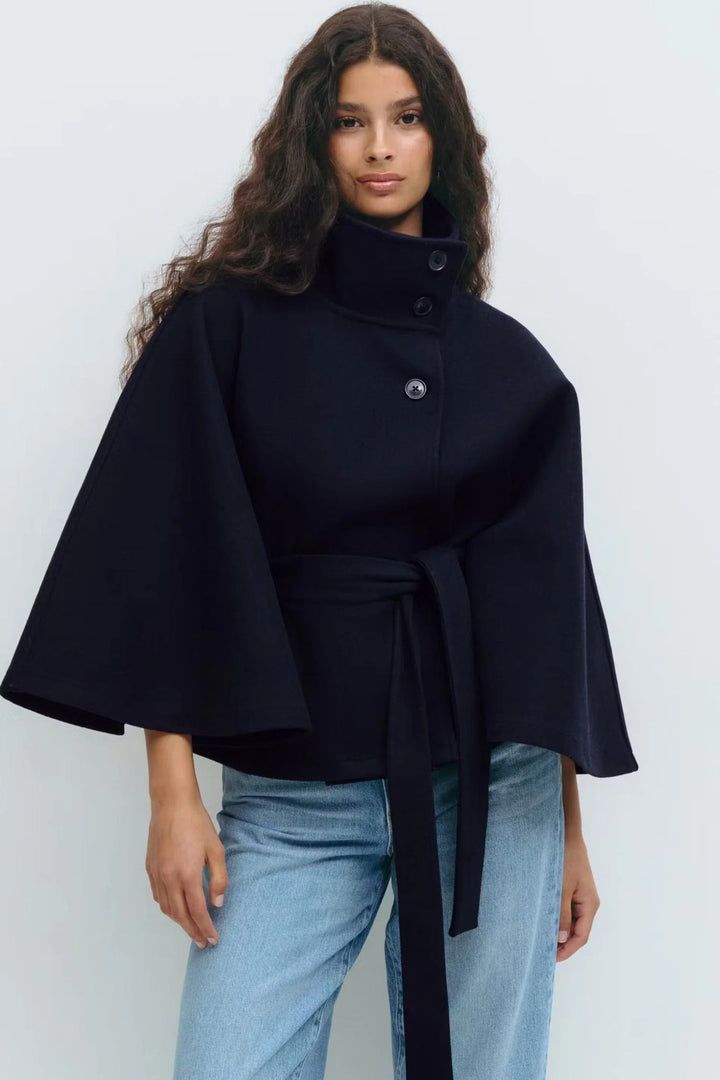 Women’s Celeste Belted Cape Coat