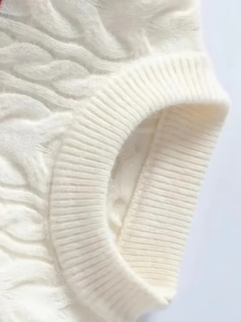 Men’s Nordic Reindeer Cable Knit Christmas Jumper – Classic Winter Sweater