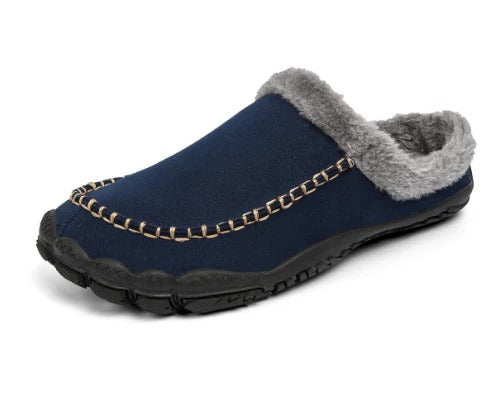 Men’s Jasper Faux Fur-Lined Slip-On Slippers
