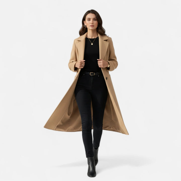 Women’s Classic Longline Lapel Coat