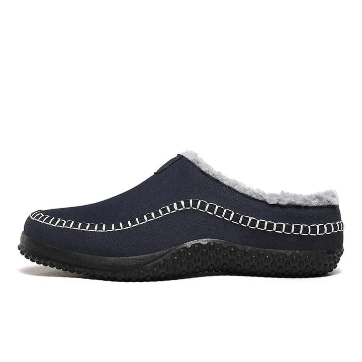 Men’s Jasper Faux Fur-Lined Slip-On Slippers