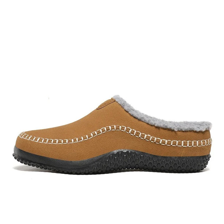 Men’s Jasper Faux Fur-Lined Slip-On Slippers