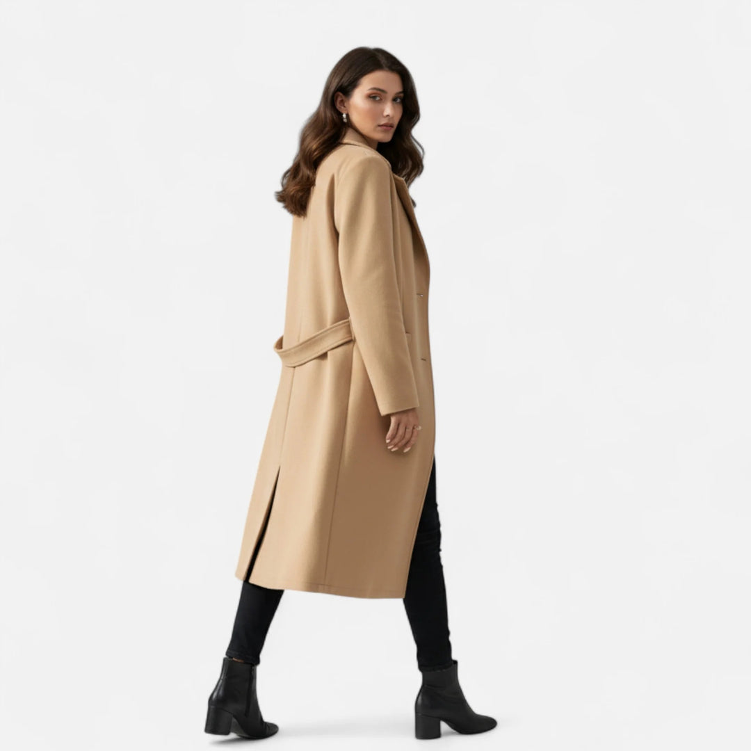 Women’s Classic Longline Lapel Coat