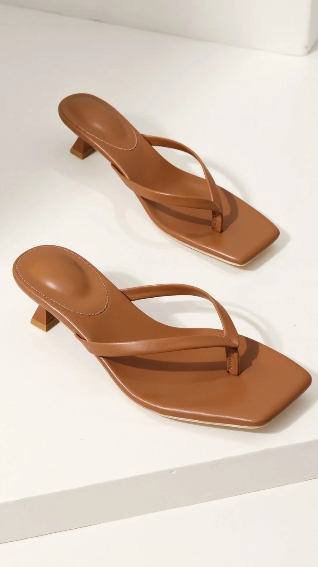 Women’s Mila Kitten Heel Sandals – Minimal Strappy Slip-Ons