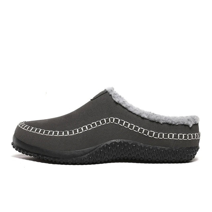 Men’s Jasper Faux Fur-Lined Slip-On Slippers