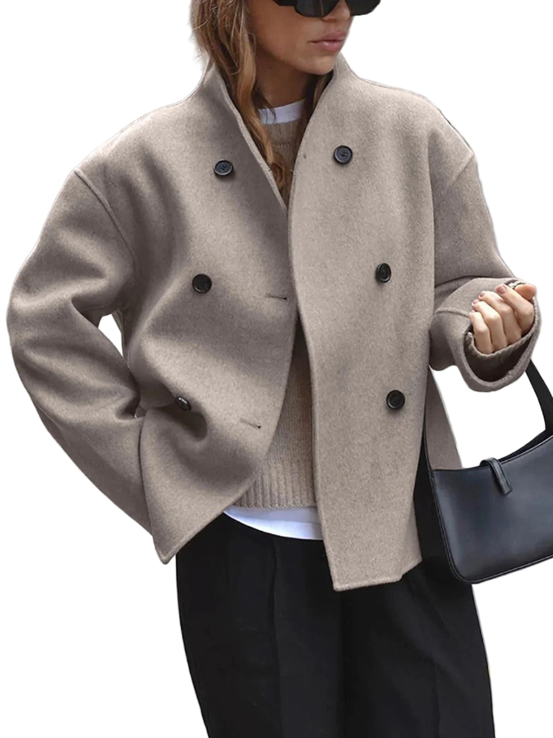 Women’s  Double-Breasted Wool Coat