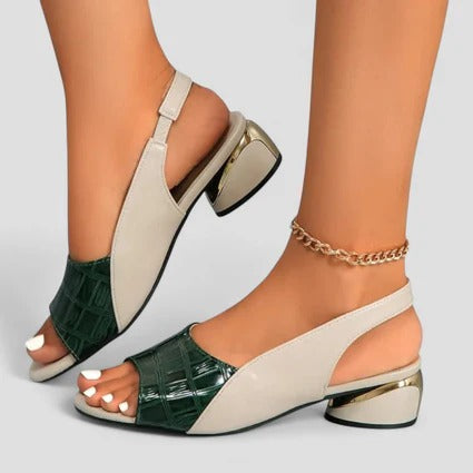 Women’s Orthopedic Slingback Block Heel Sandals