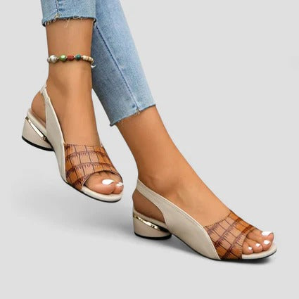 Women’s Orthopedic Slingback Block Heel Sandals