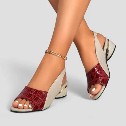 Women’s Orthopedic Slingback Block Heel Sandals