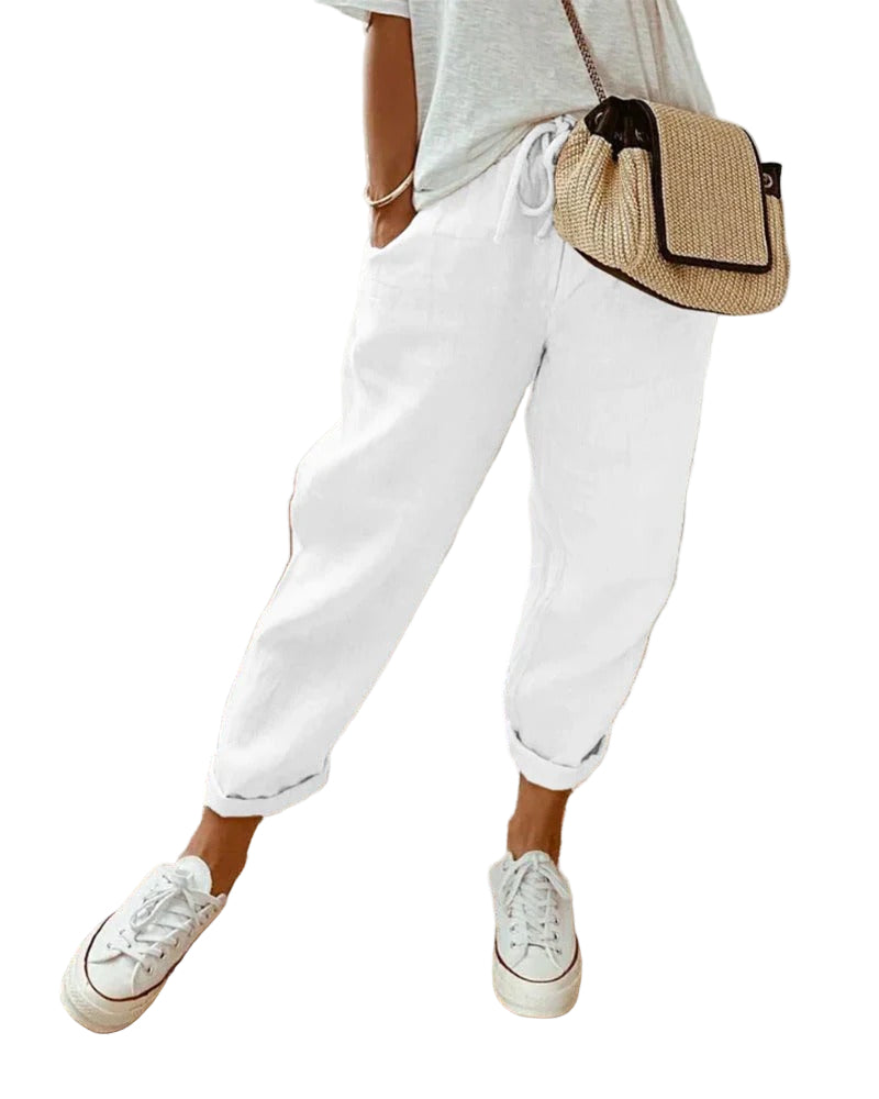 Women’s Lightweight Linen Trousers