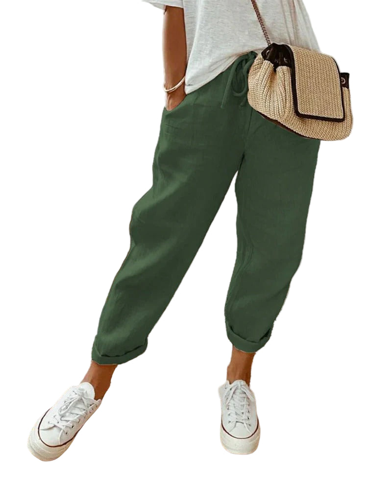 Women’s Lightweight Linen Trousers