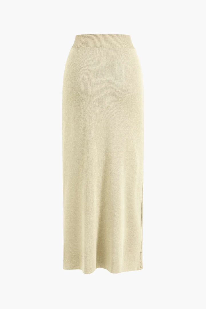 Women’s Dahlia Button-Front Knit Skirt Set