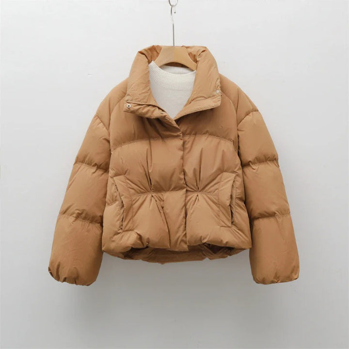 Women’s Padded Short Puffer Jacket – Warm Everyday Winter Layer