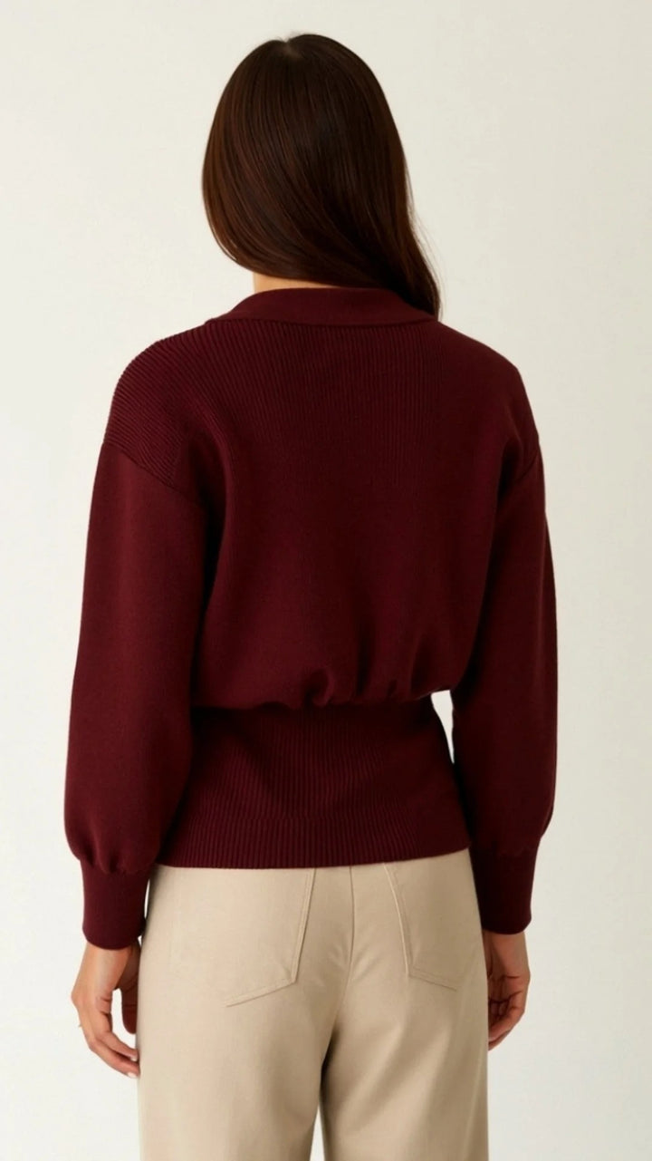 Women’s Amara Deep V Button Cardigan