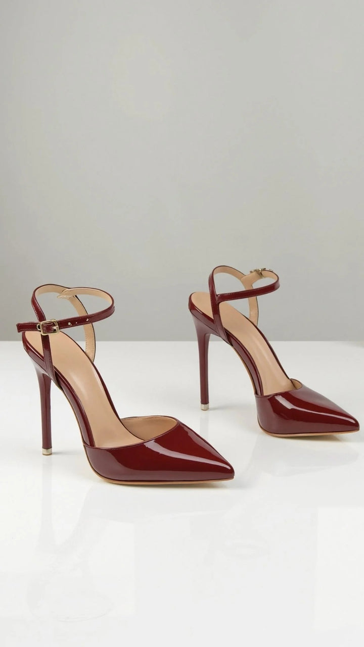 Women’s Elara Metallic Stiletto Strap Heels