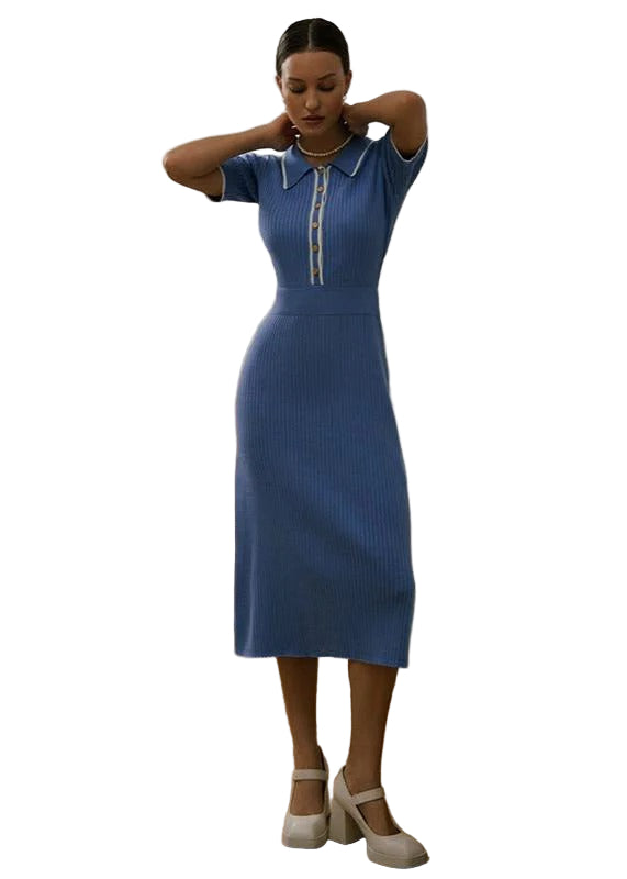 Women’s Polo Knit Midi Dress
