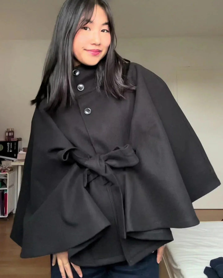 Women’s Celeste Belted Cape Coat
