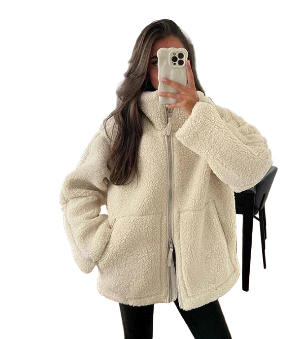 Women’s Mode Women’s Fleece Wool Jacket