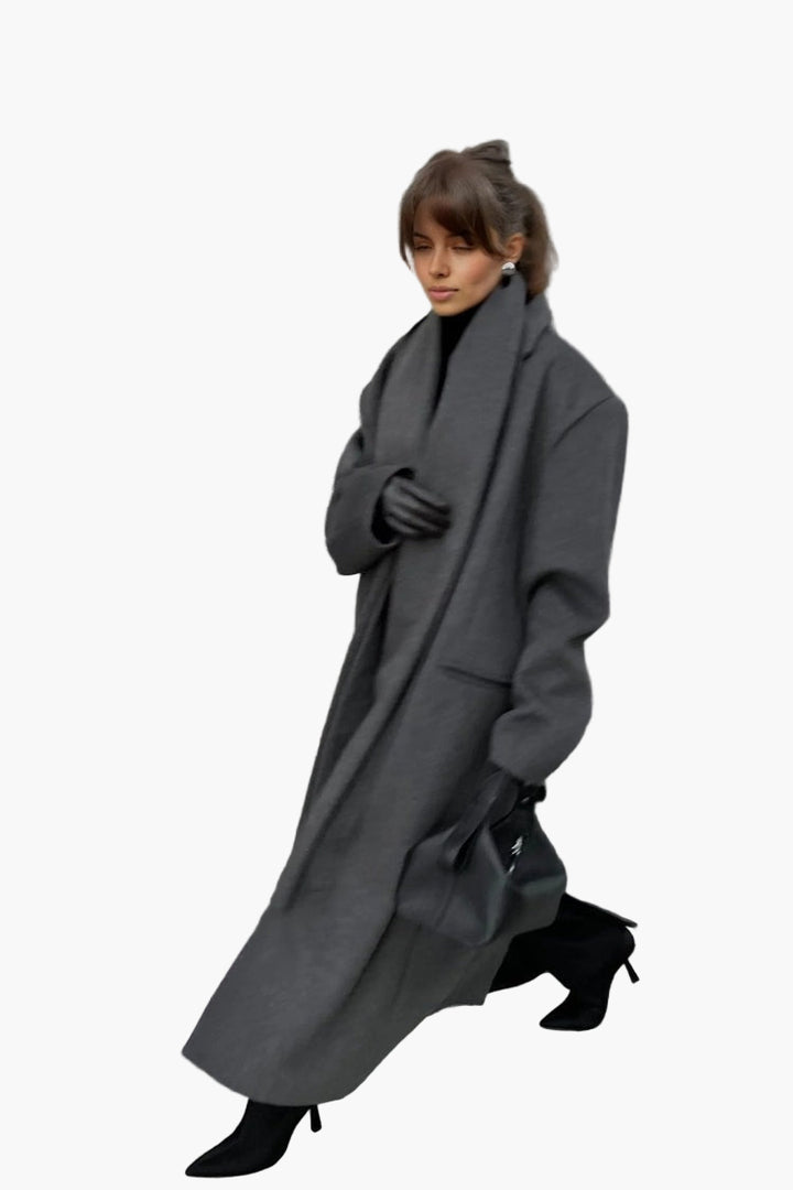 Women’s Monaco Wool Cape Coat with Scarf