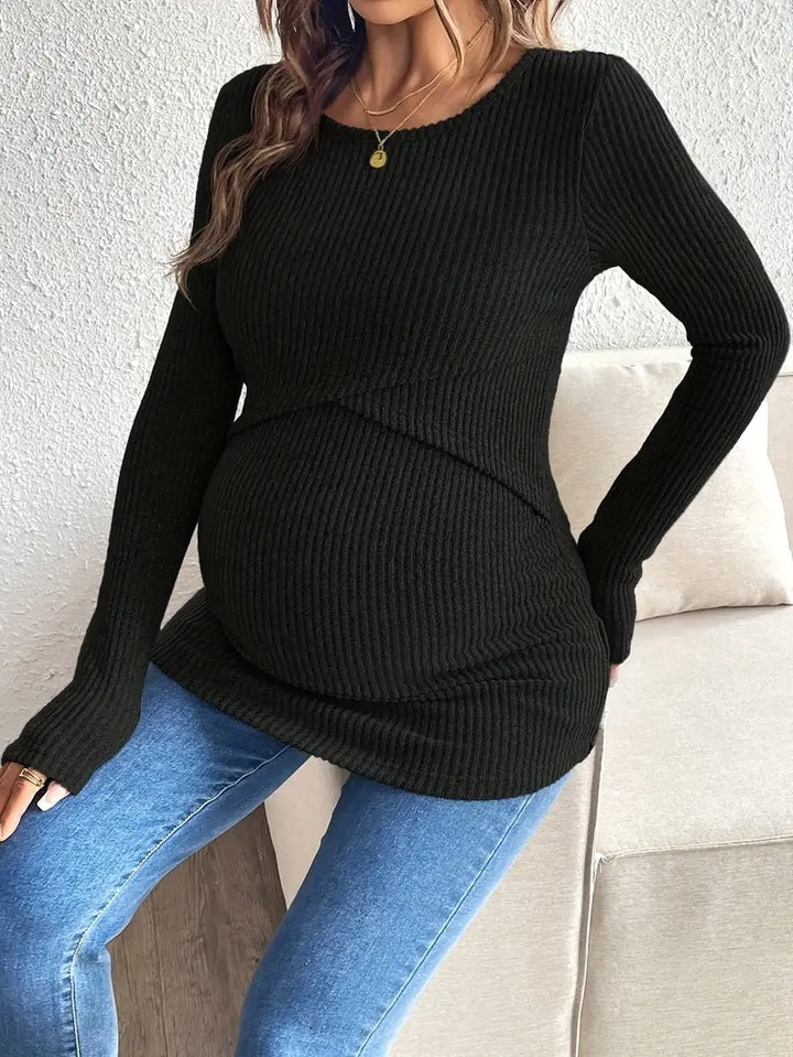 Women’s CozyLift Maternity & Nursing Knit Top