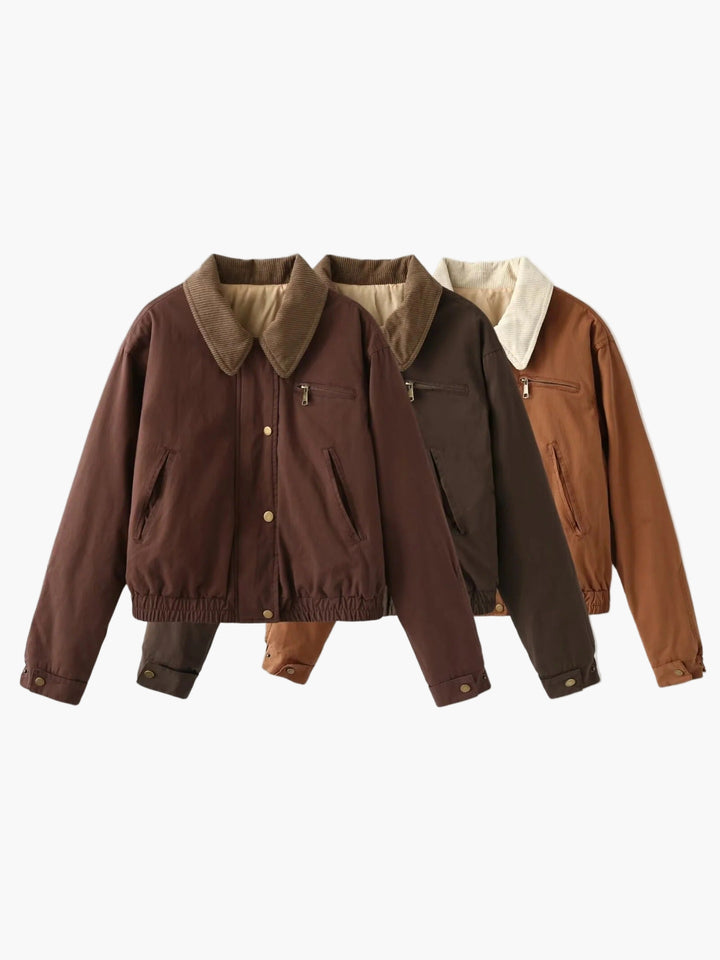 Women’s Calden Cord Collar Bomber
