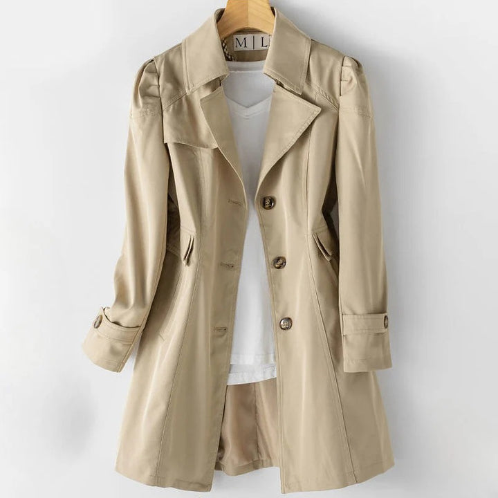 Women’s Eloise Classic Button-Up Trench Coat