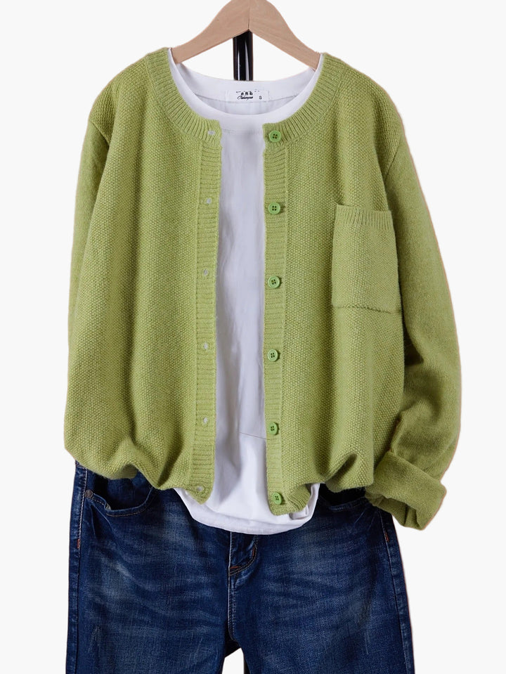 Women’s Oversized Knit Cardigan – Casual Everyday Layer