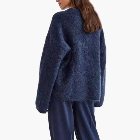 Women’s Moonshore Fuzzy Oversized Jumper