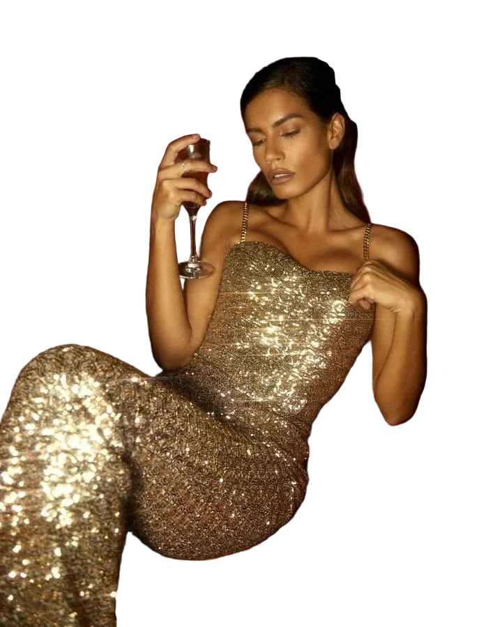 Women’s Sequin Glamour Jumpsuit