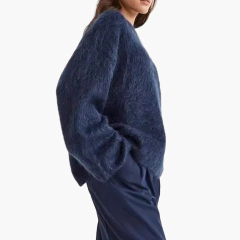 Women’s Moonshore Fuzzy Oversized Jumper