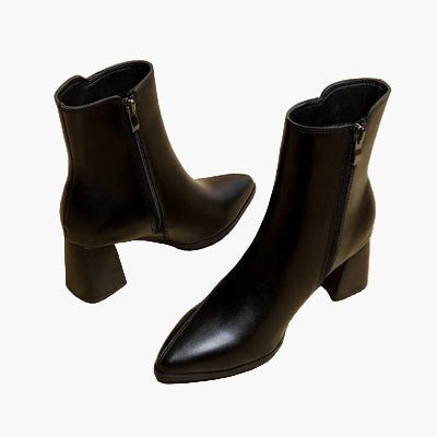 Women’s Sculpted-Heel Ankle Boots