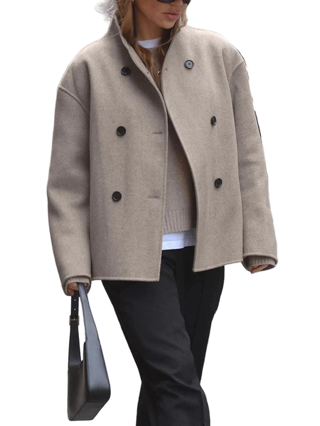 Women’s  Double-Breasted Wool Coat