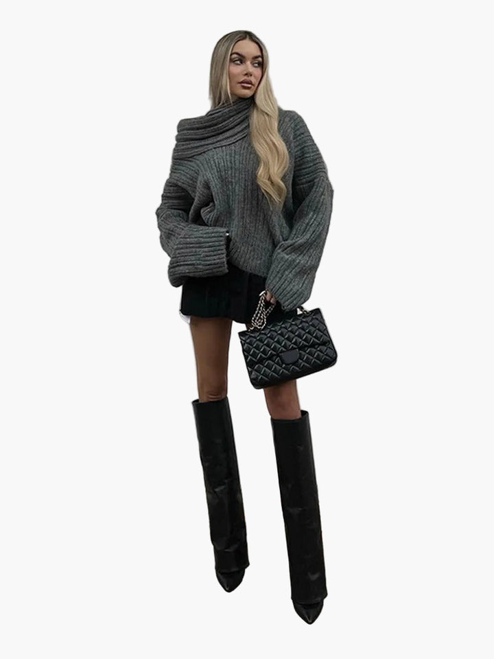 Women’s Luna Off-Shoulder Knit Jumper