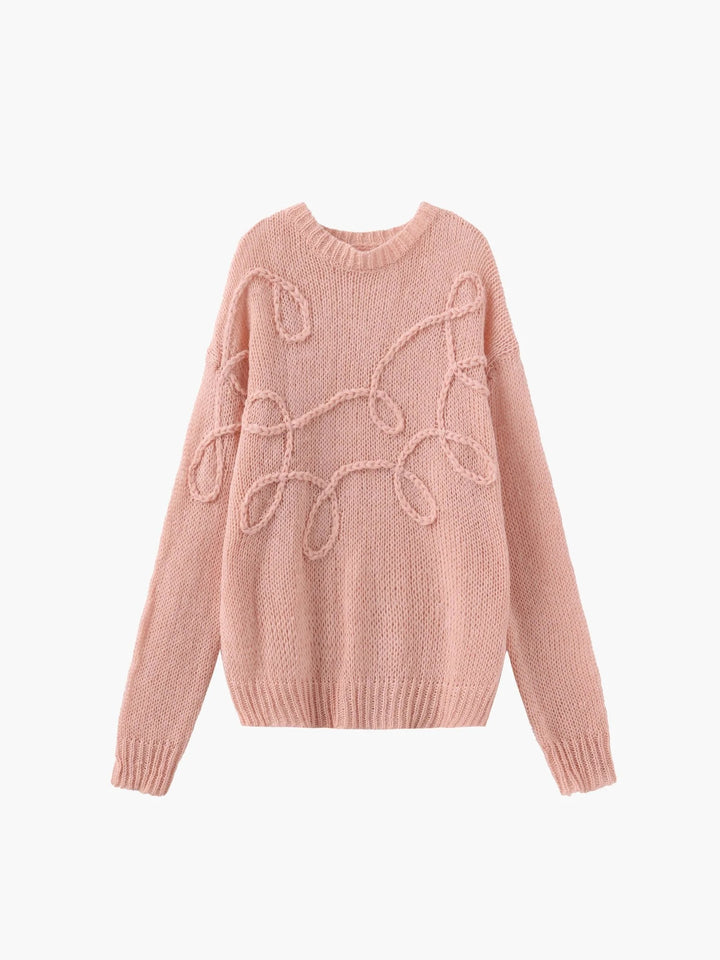 Women’s Textured Wool Pullover – Timeless Cozy Knit Jumper