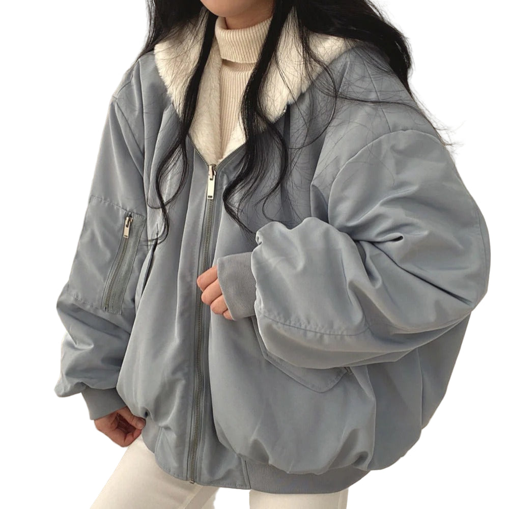 Women’s Double-Sided Wearable Fleece Jacket