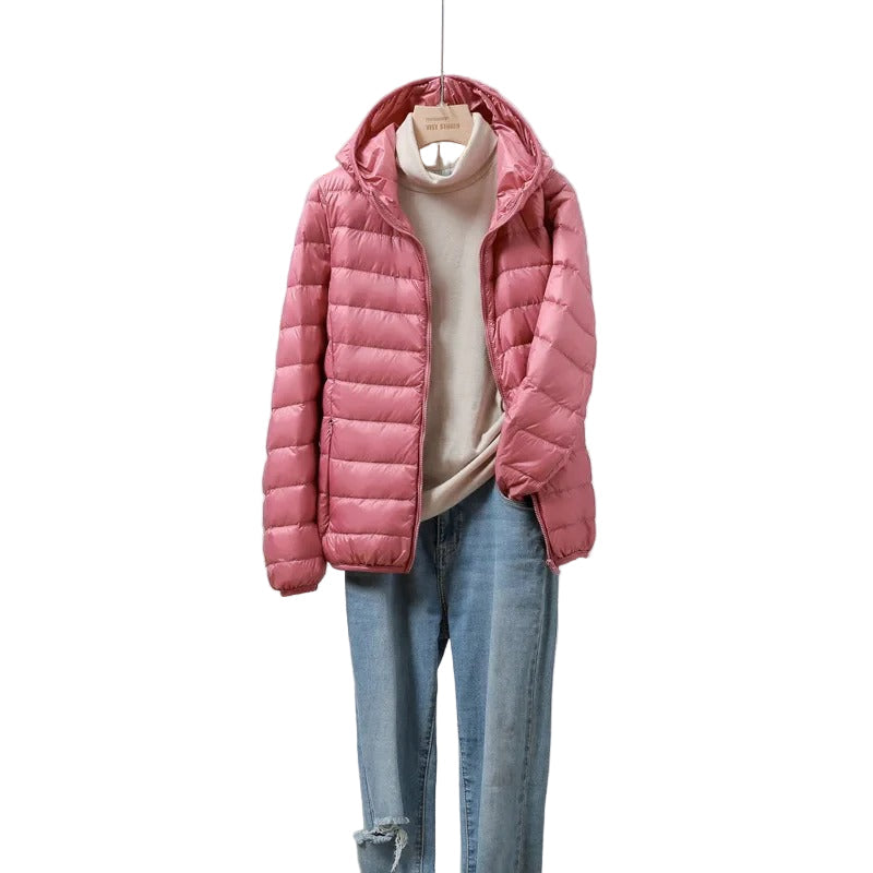 Women’s Lightweight Hooded Puffer Jacket
